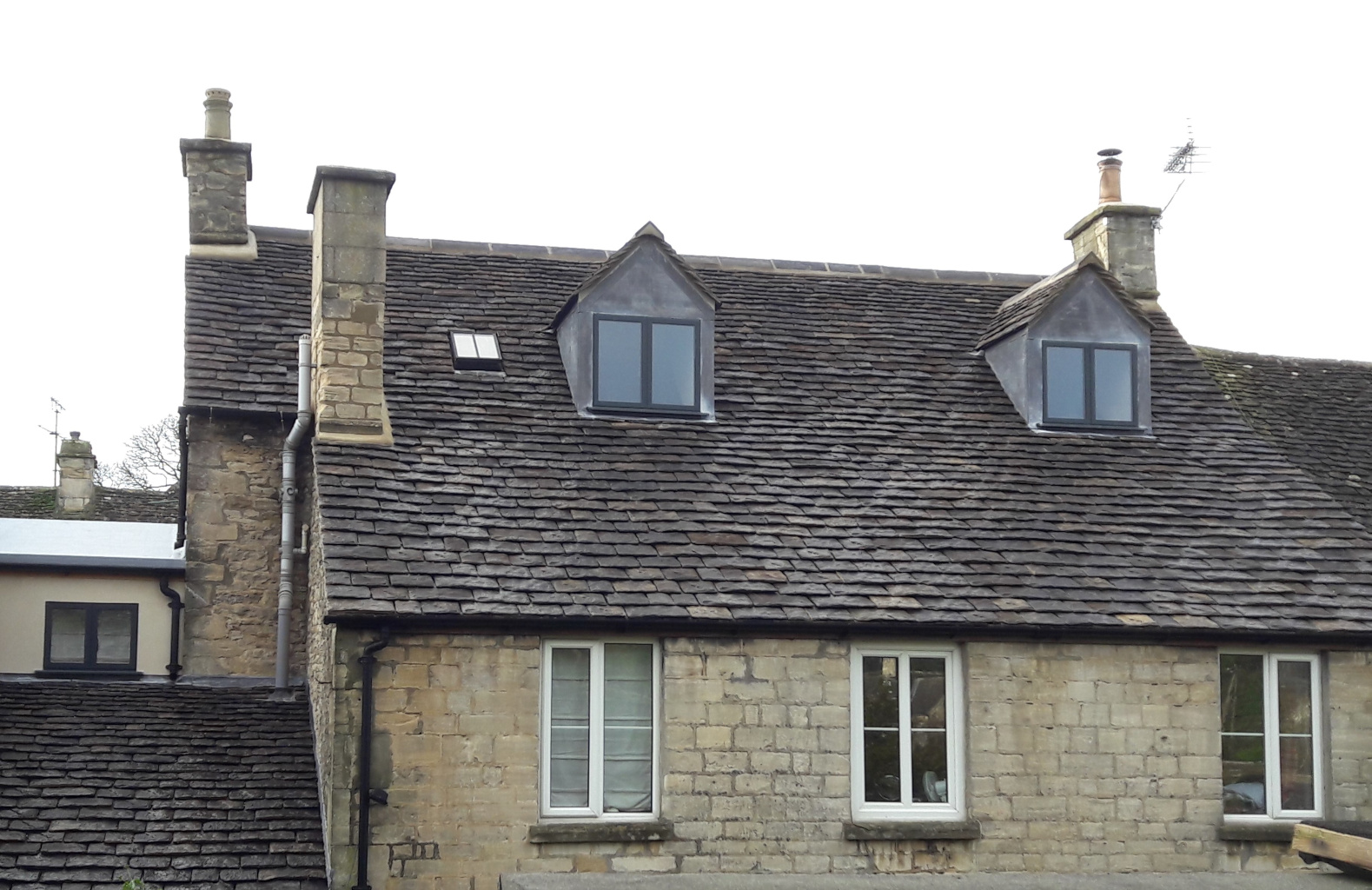 reconstituted stone roof lead dormers